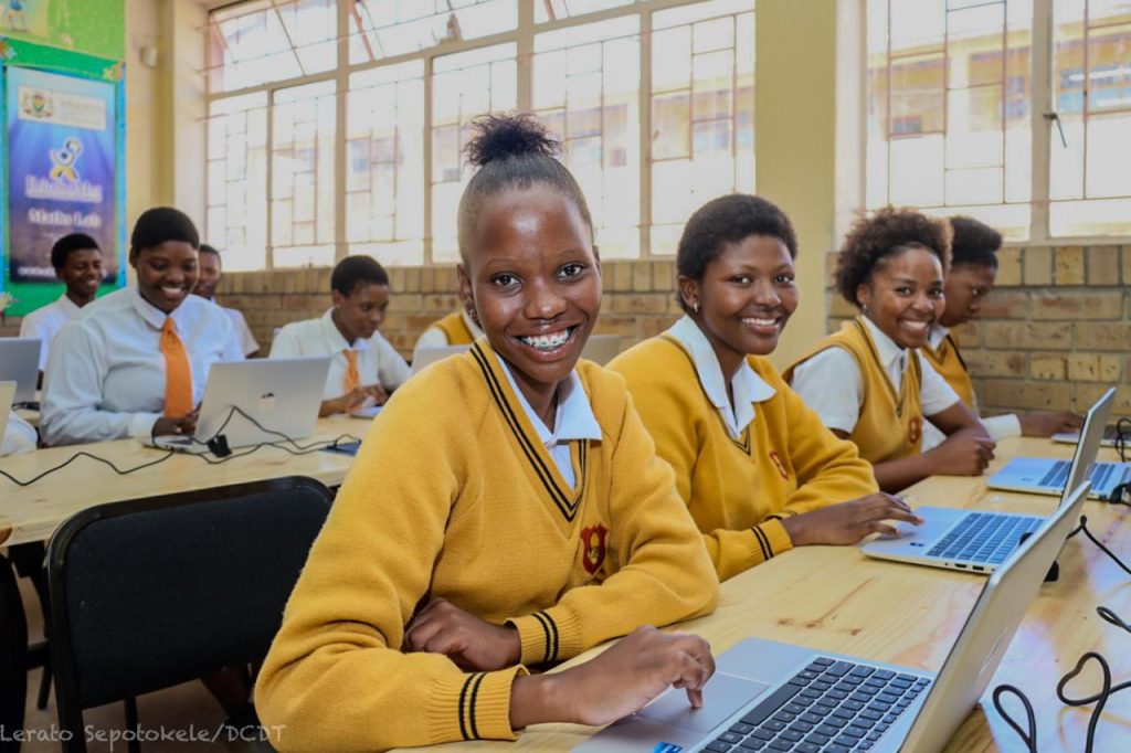 Sentech Supports the Launch of School Cyberlab in Free State The Cyberlab is designed to provide learners and the local community with access to vital ICT infrastructure and educational opportunities. As part of our commitment to enabling a smarter, more connected South Africa, Sentech also exhibited and engaged with learners and educators, highlighting the power of technology in education.
